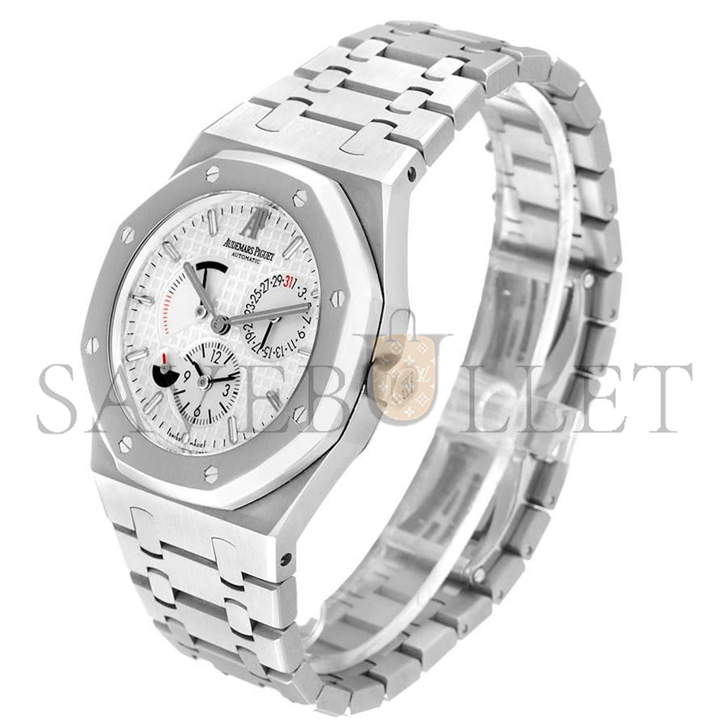 AUDEMARS PIGUET ROYAL OAK DUAL TIME POWER RESERVE 39MM WATCH 26120ST.OO.1220ST.01